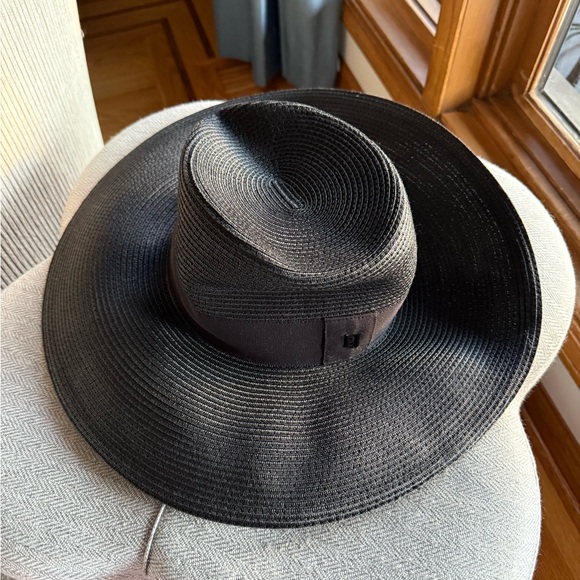 Eric Javits Daphne Broad Brim Straw Fedora - Picture 2 of 7